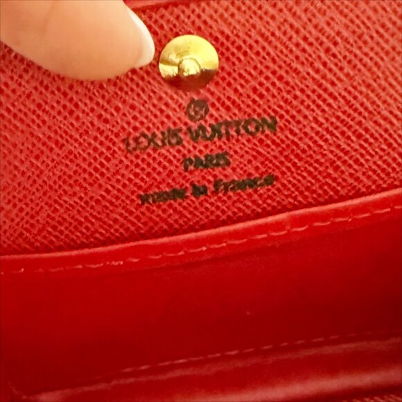 Louis Vuitton Red Epi Coin Pouch Wallet - Picture 4 of 6
